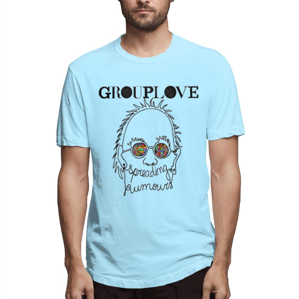 Grouplove Man Music Short Sleeve Sky Blue T-Shirt