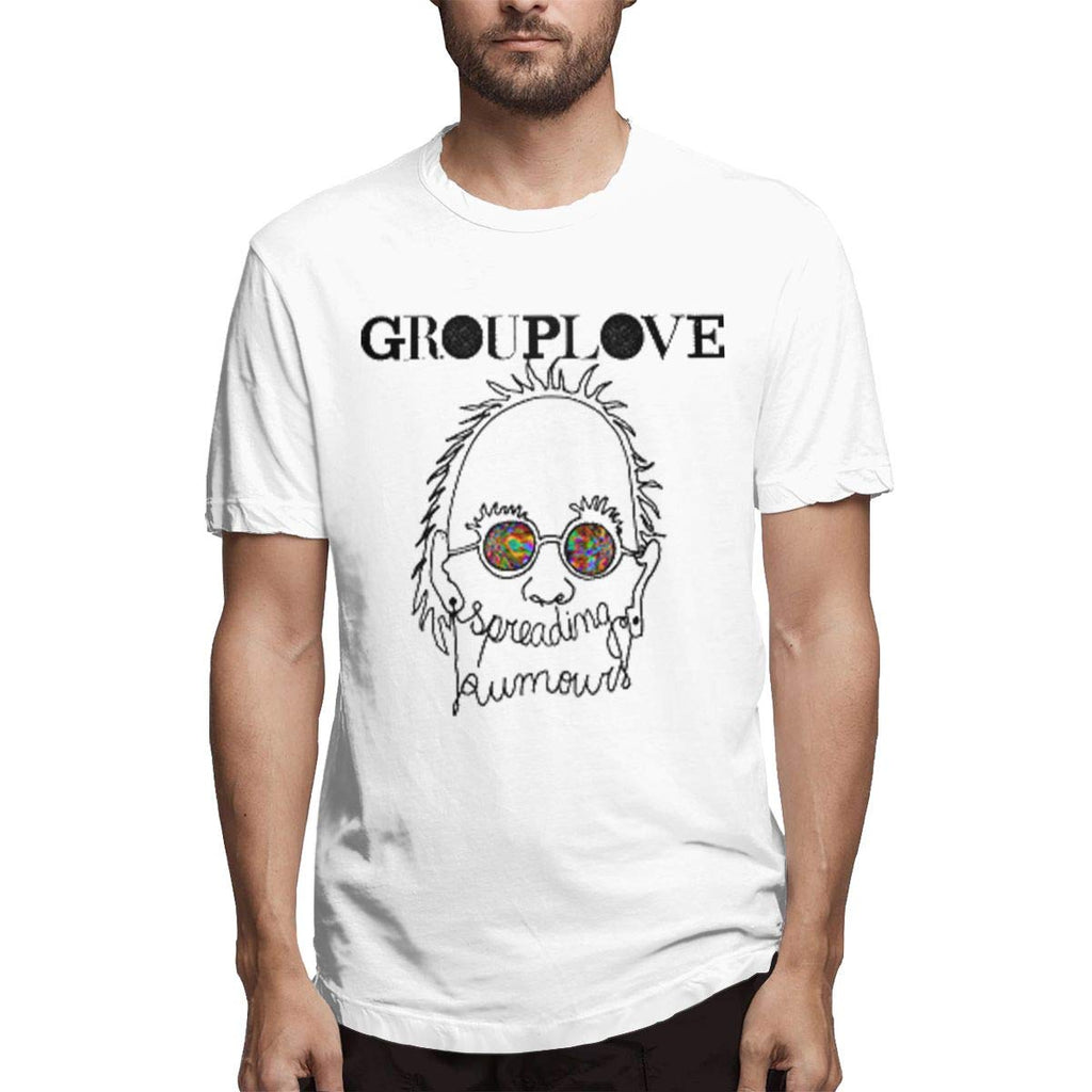 Grouplove Man Music Short Sleeve White T-Shirt
