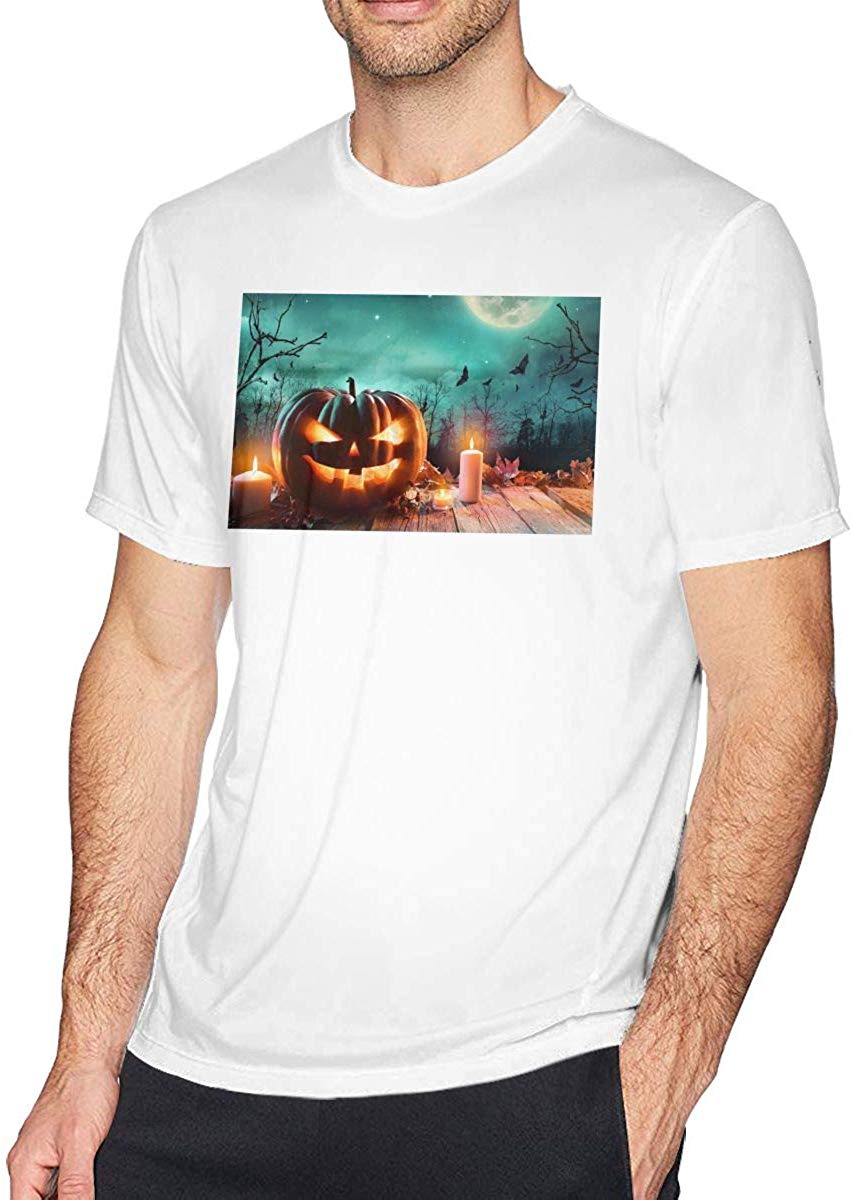 Hallowen Men Limited Edition Short Sleeved Popular white T-Shirt