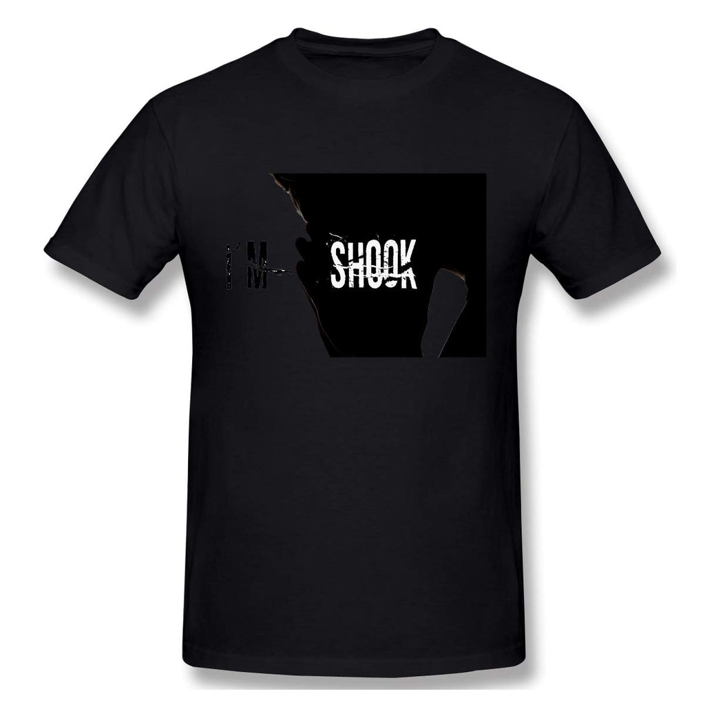I'm Shook Popular Funny Cute Meme Fashion Short-Sleeved Black1 T-Shirt