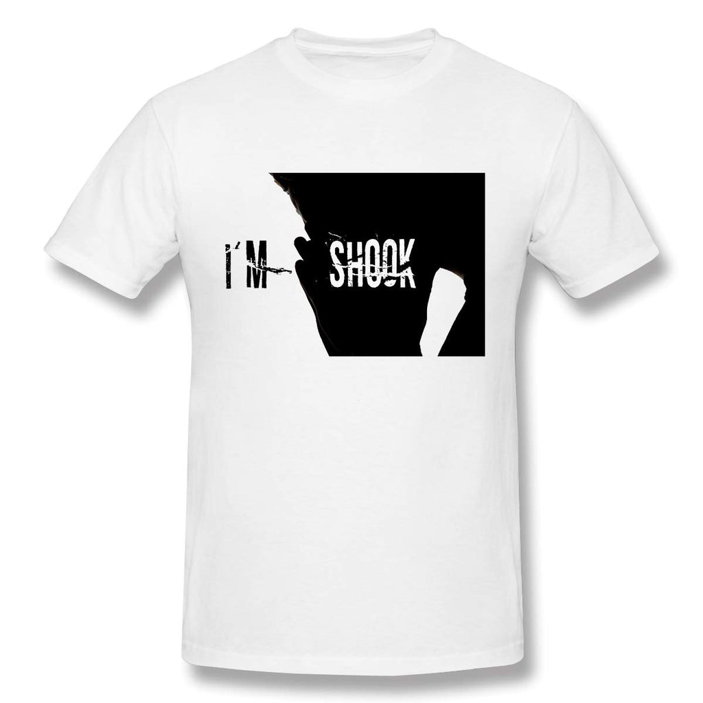 I'm Shook Popular Funny Cute Meme Fashion Short-Sleeved White1 T-Shirt