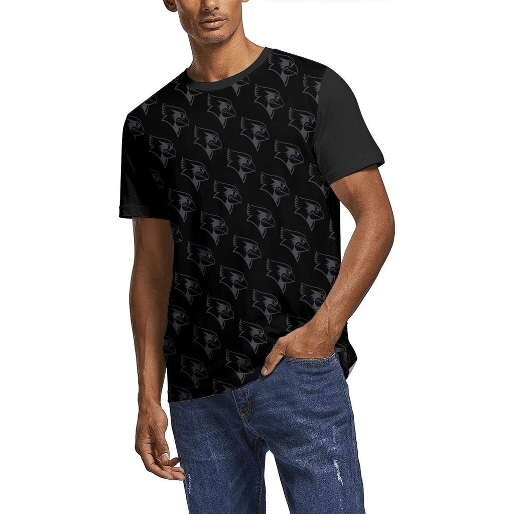 Illinois-Cool-State-Redbirds- 3D Men's Crew Neck Musically Short Sleeve White-13 T-Shirt