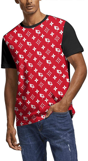 Illinois-Cool-State-Redbirds-Luxury- 3D Men's Crewneck Popular Baseball White-1 T-Shirt