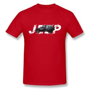 JEE-p-1 Spor Short Sleevefor Mens Travel Gym Red T-Shirt