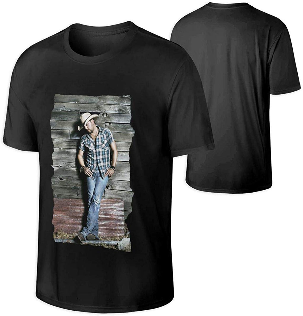 Jason Aldean Classic Men's Tops Short Sleeve Natural T-Shirt