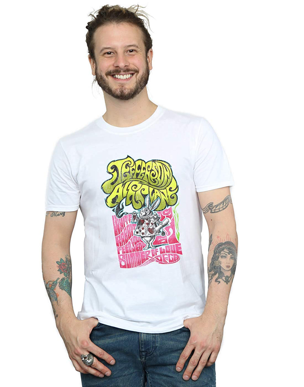 Jefferson Airplane Men's Summer of Love White T-Shirt