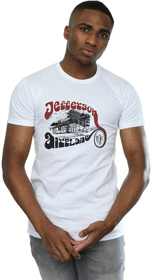 Jefferson Airplane Men's Vintage Plane White T-Shirt