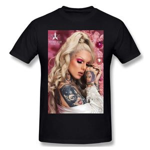Jeffree Star Men New Short Sleeve Basic Cotton Black T-Shirt