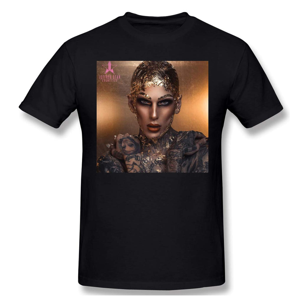 Jeffree Star Mens New Short Sleeve Basic Cotton Black T-Shirt