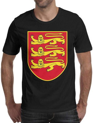 Jersey Seal or National Emblem Mens Crewneck Cool Short Sleeve Black-151 T-Shirt