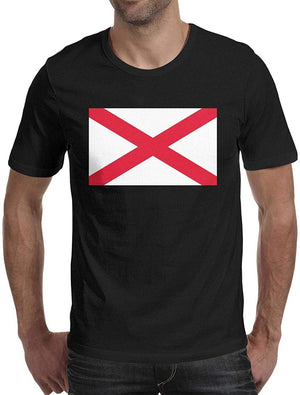 Jersey of Flag and Emblem Men's O Neck Personalized Short Sleeve Black-147 T-Shirt
