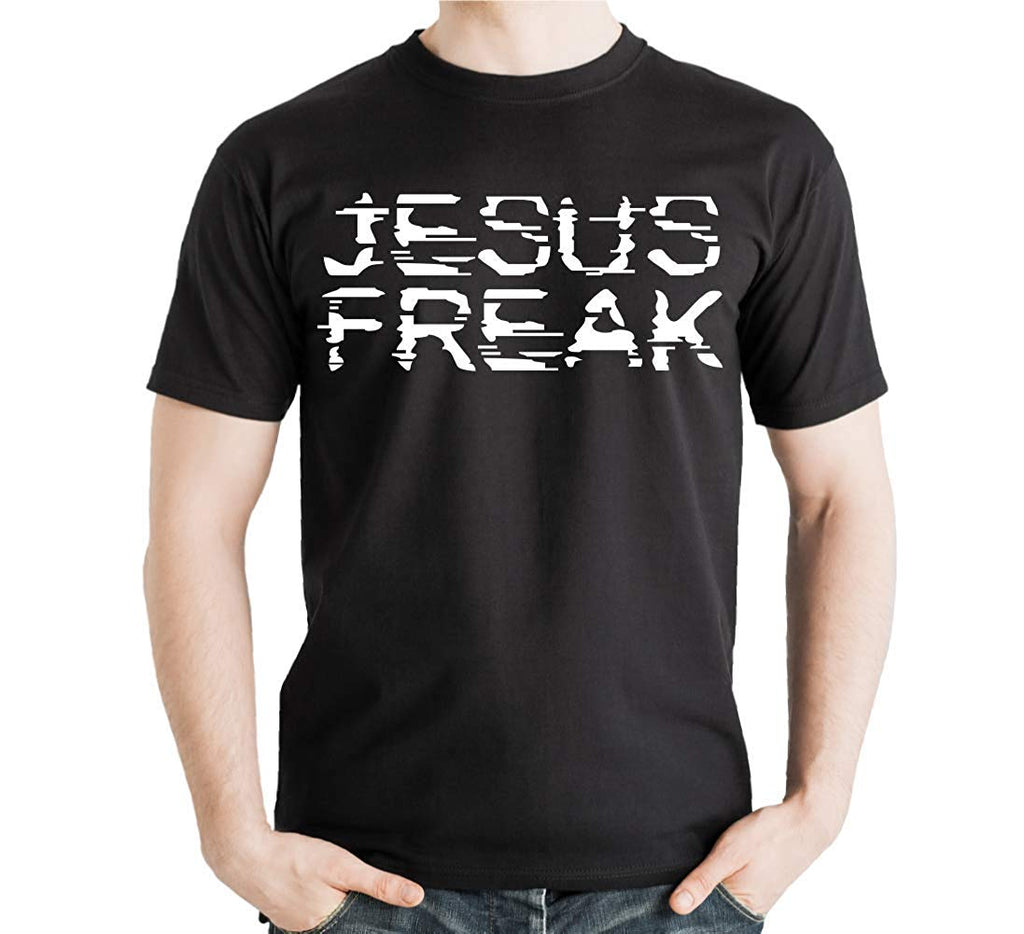 Jesus Freak #1 Christian Religious black T-Shirt