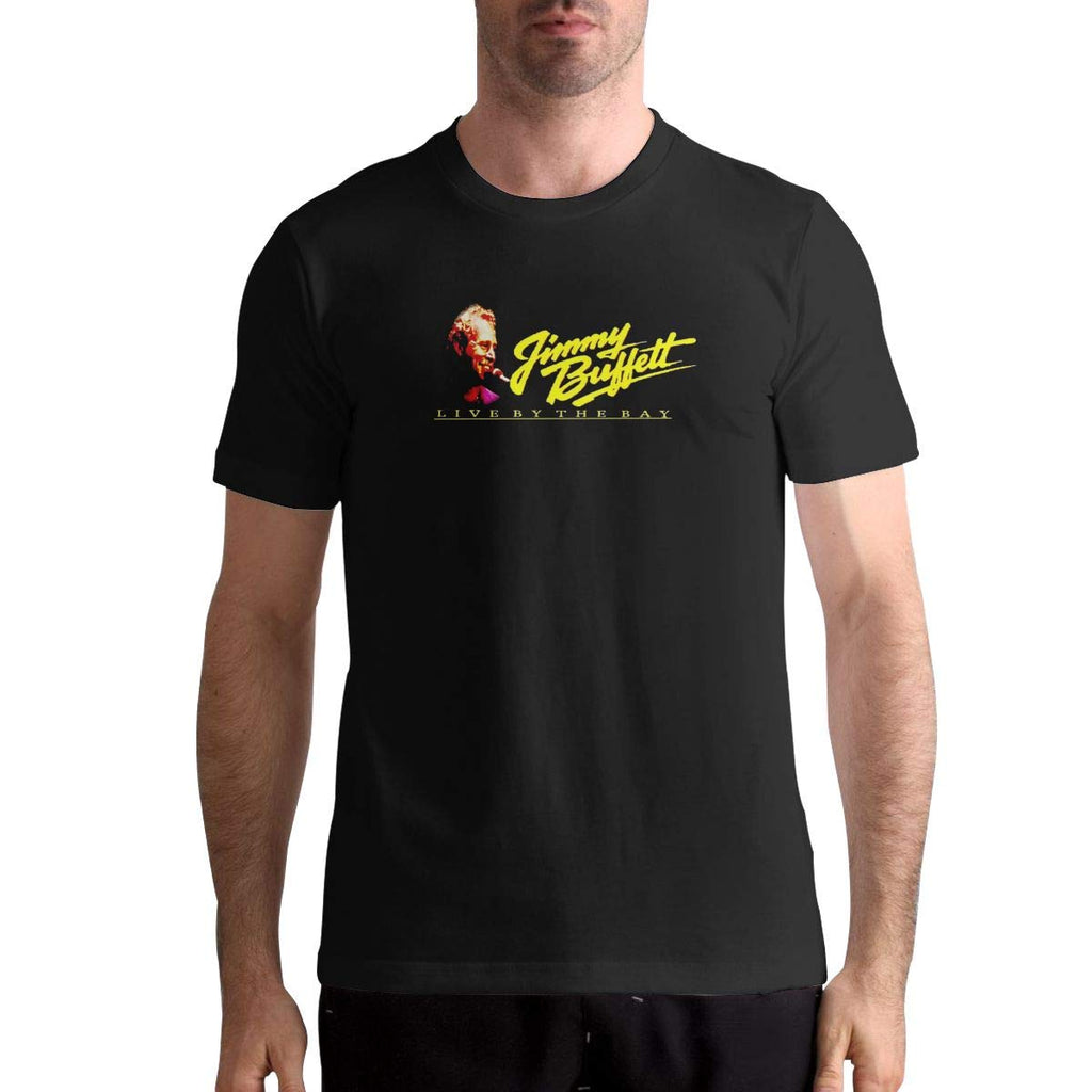 Jimmy Buffett Man Music Short Sleeve Natural T-Shirt