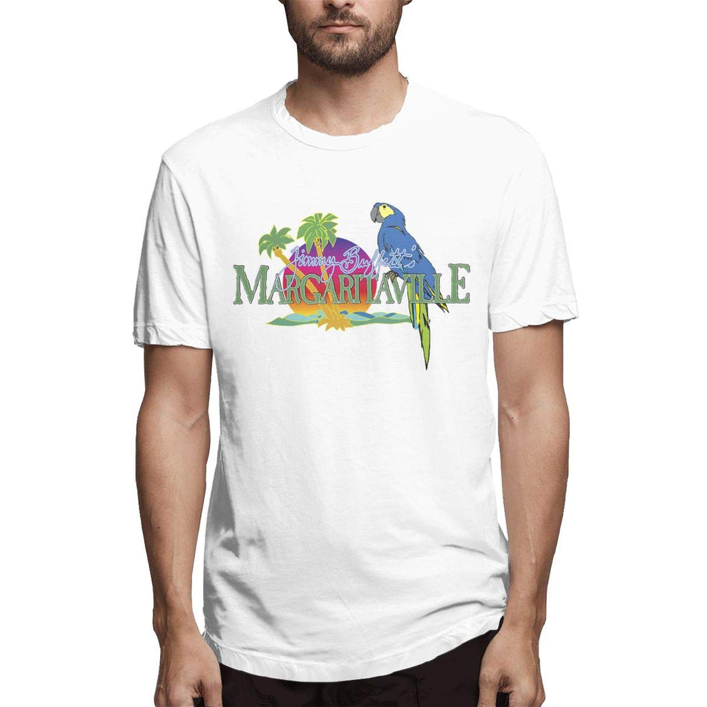 Jimmy Buffett Men's Popular Short Sleeve White T-Shirt