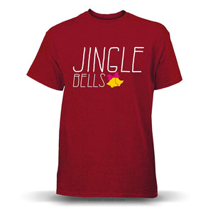 Jingle Bells Holiday' Unisex Antique Cherry Red T-Shirt