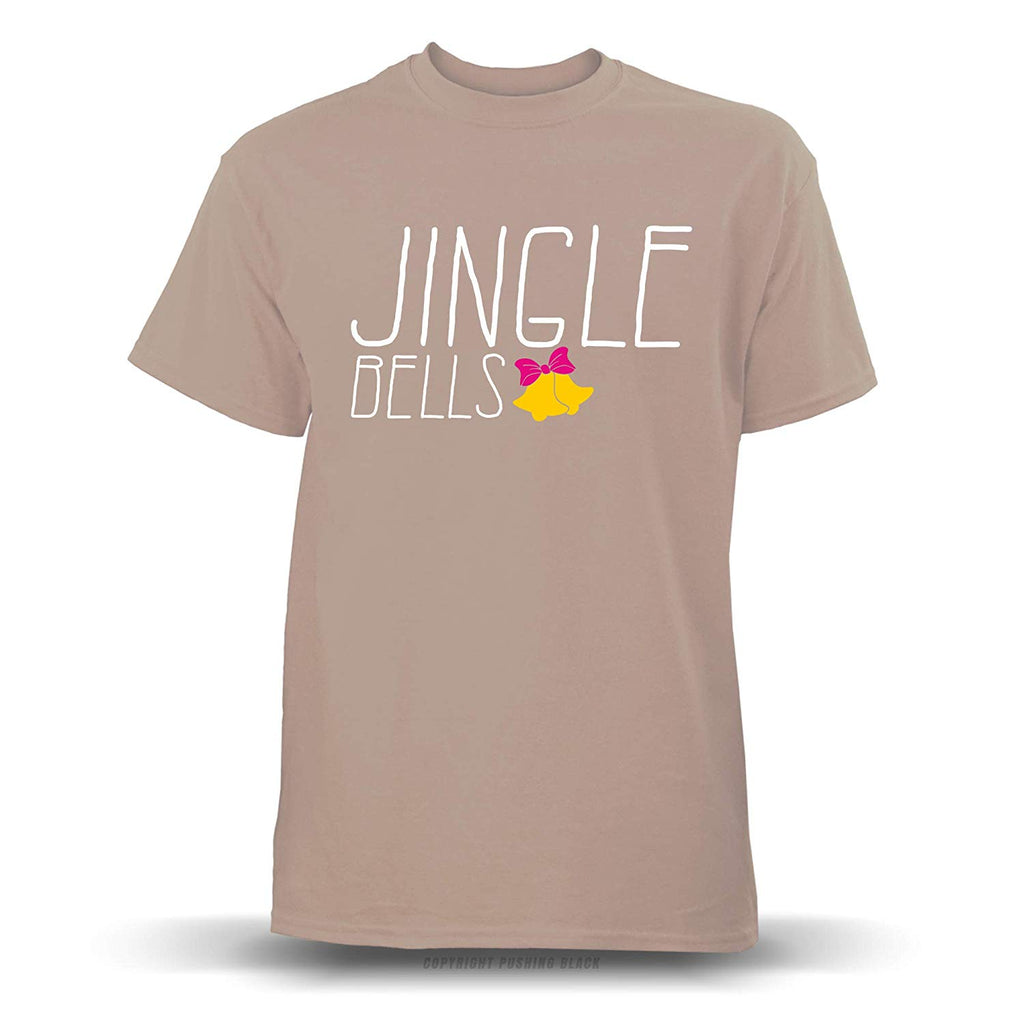 Jingle Bells Holiday' Unisex Brown Savana T-Shirt