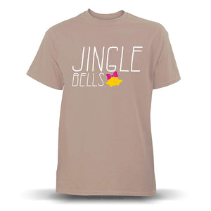Jingle Bells Holiday' Unisex Brown Savana T-Shirt