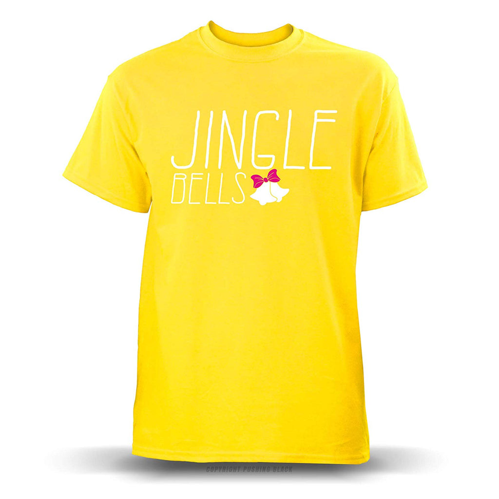 Jingle Bells Holiday' Unisex Daisy Yellow T-Shirt