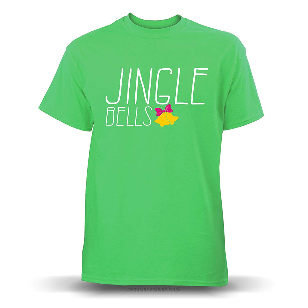 Jingle Bells Holiday' Unisex Electric Green T-Shirt