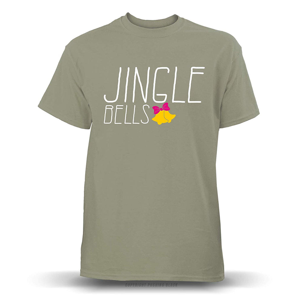 Jingle Bells Holiday' Unisex Military Green T-Shirt
