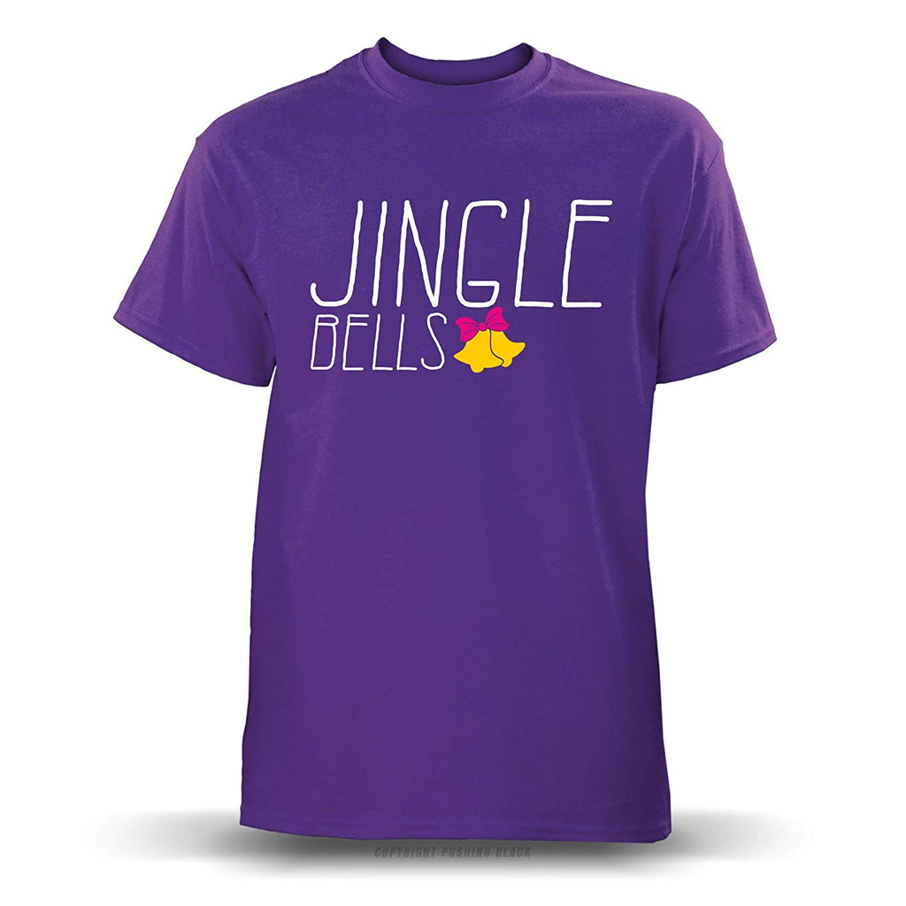 Jingle Bells Holiday' Unisex Purple T-Shirt