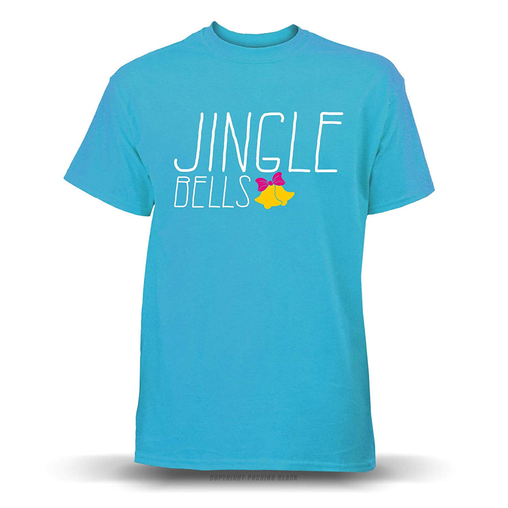 Jingle Bells Holiday' Unisex Tropical Blue T-Shirt