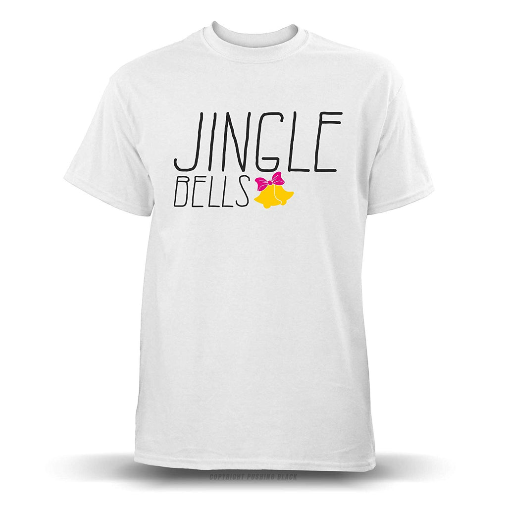 Jingle Bells Holiday' Unisex White T-Shirt