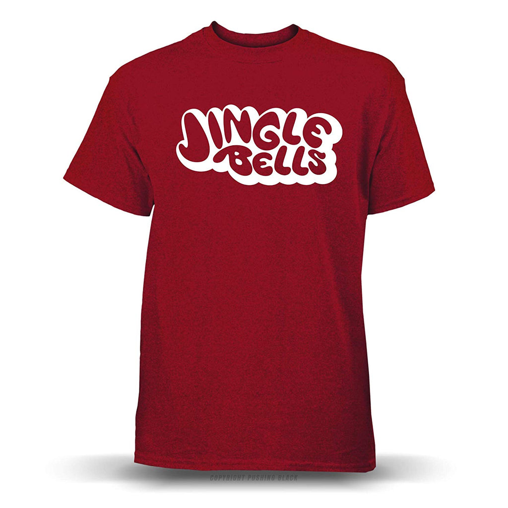 Jingle Bells Stencil' Unisex Antique Cherry Red T-Shirt