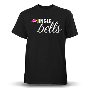 Jingle Bells' Unisex Black T-Shirt