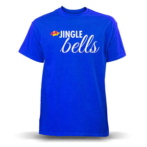 Jingle Bells' Unisex Blue T-Shirt