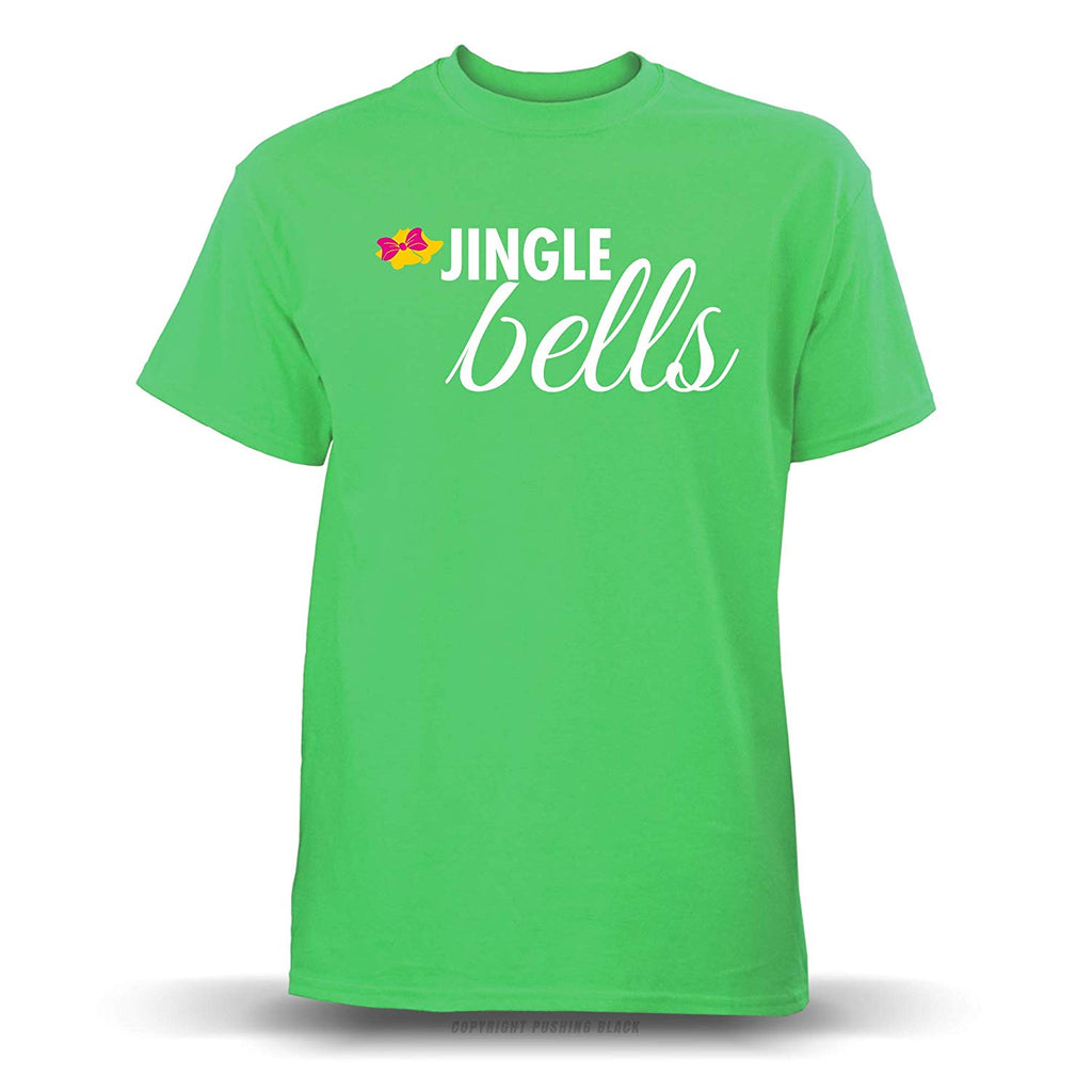 Jingle Bells' Unisex Electric Green T-Shirt