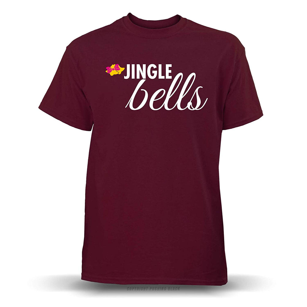Jingle Bells' Unisex Maroon T-Shirt