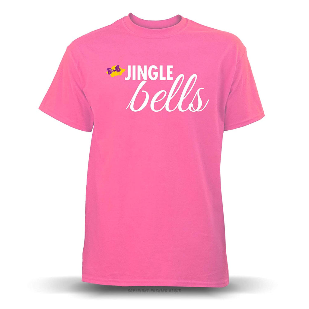 Jingle Bells' Unisex Safety Pink T-Shirt
