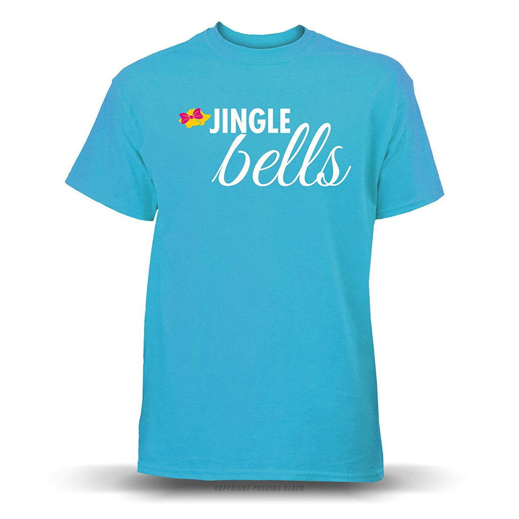 Jingle Bells' Unisex Tropical Blue T-Shirt
