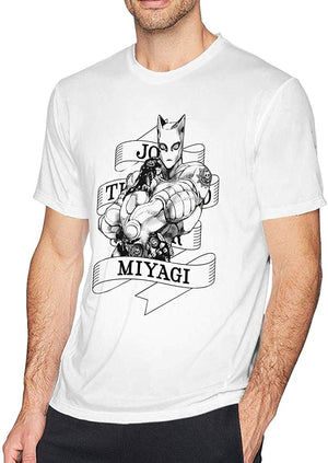 JoJo's Biz-arre Ad-ven-ture Classic Comfortable Men's n Round Neck Short Sleeve white T-Shirt