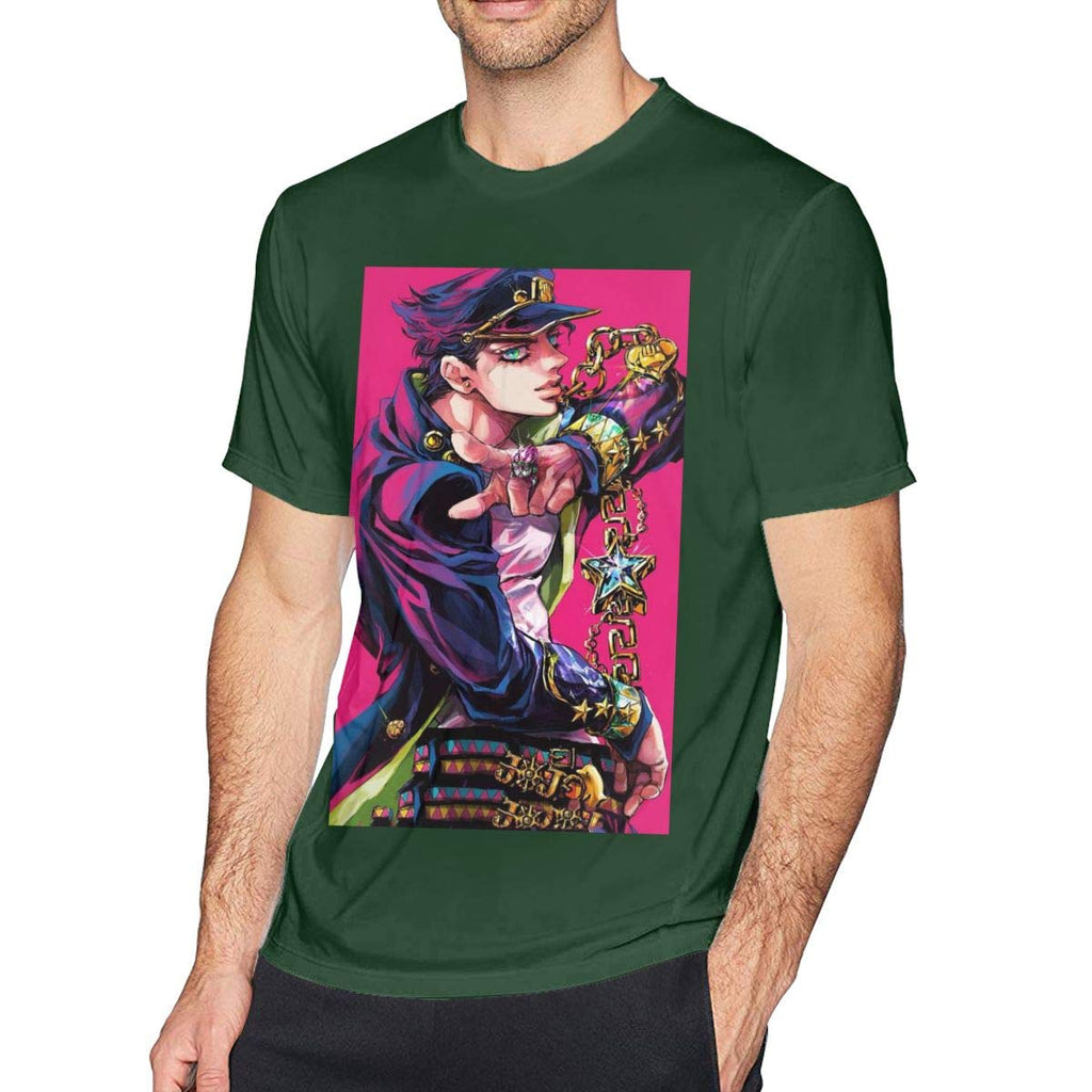JoJo's Bizarre Adventure (1) Men's Short Sleeve Forest black T-Shirt
