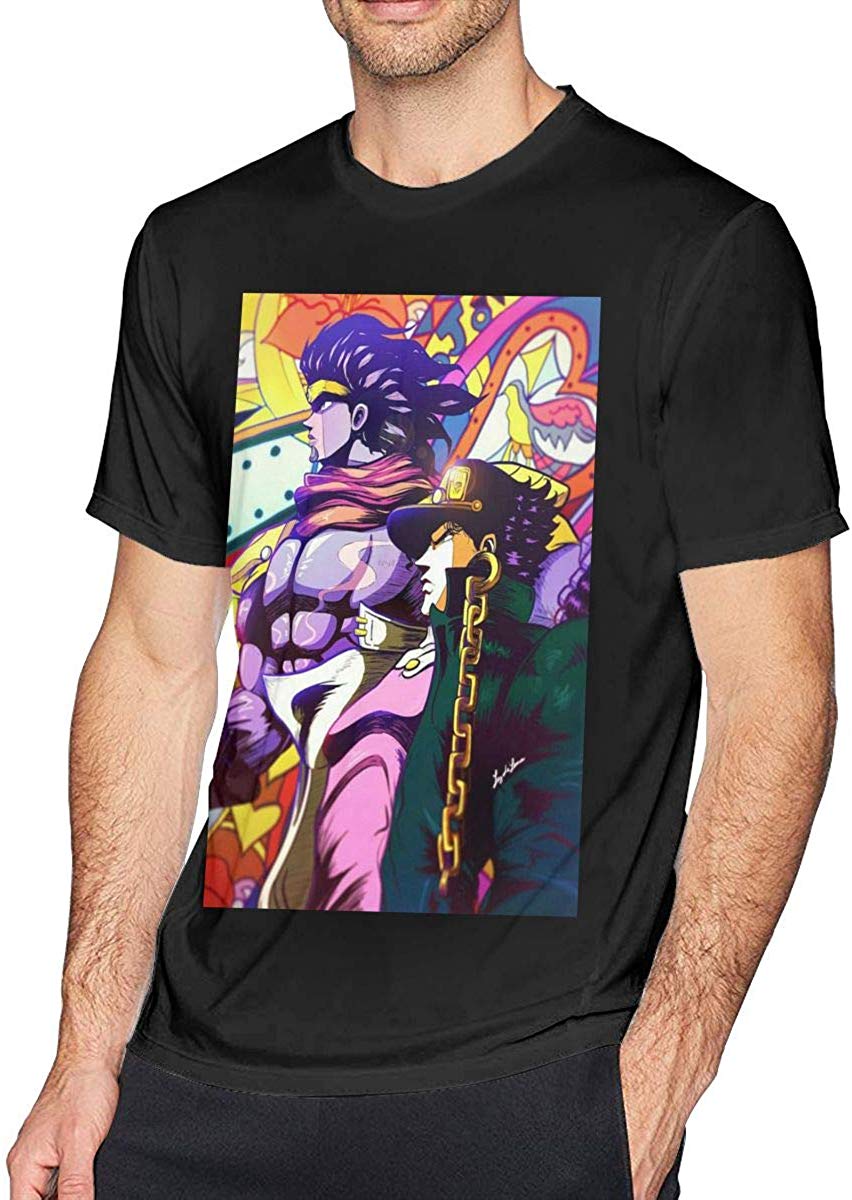 JoJo's Bizarre Adventure (10) Men's Short Sleeve black T-Shirt