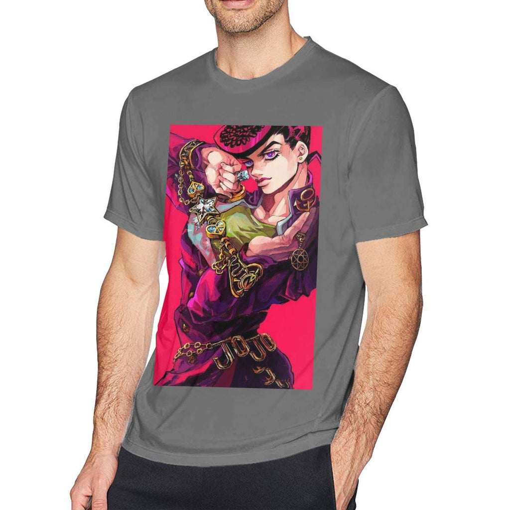JoJo's Bizarre Adventure (23) Men's Short Sleeve Deep Heather black T-Shirt