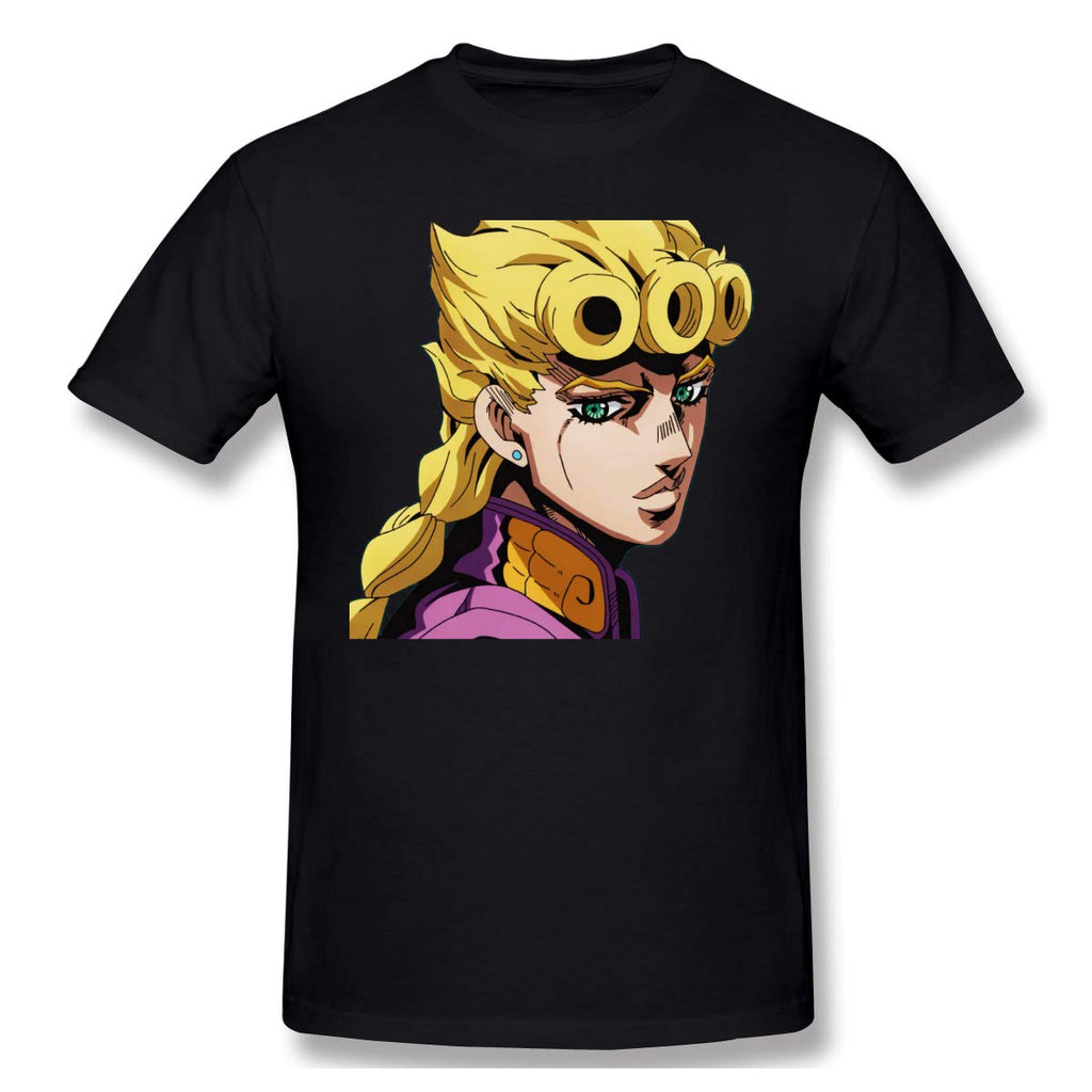 JoJo's Bizarre Man New Short Sleeve Basic Cotton Black T-Shirt
