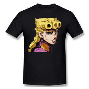 JoJo's Bizarre Man New Short Sleeve Basic Cotton Black T-Shirt