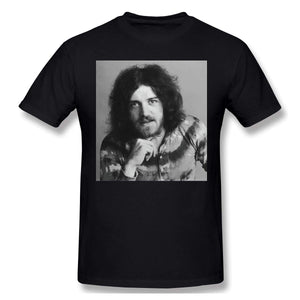 Joe Cocker Men's Design Short Sleeve Casual Fashion Black T-Shirt