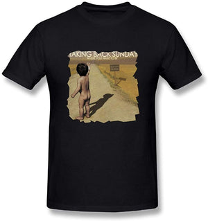 JohnHA Men's Taking Back Sunday Where You Want to Be Classic Black T-Shirt