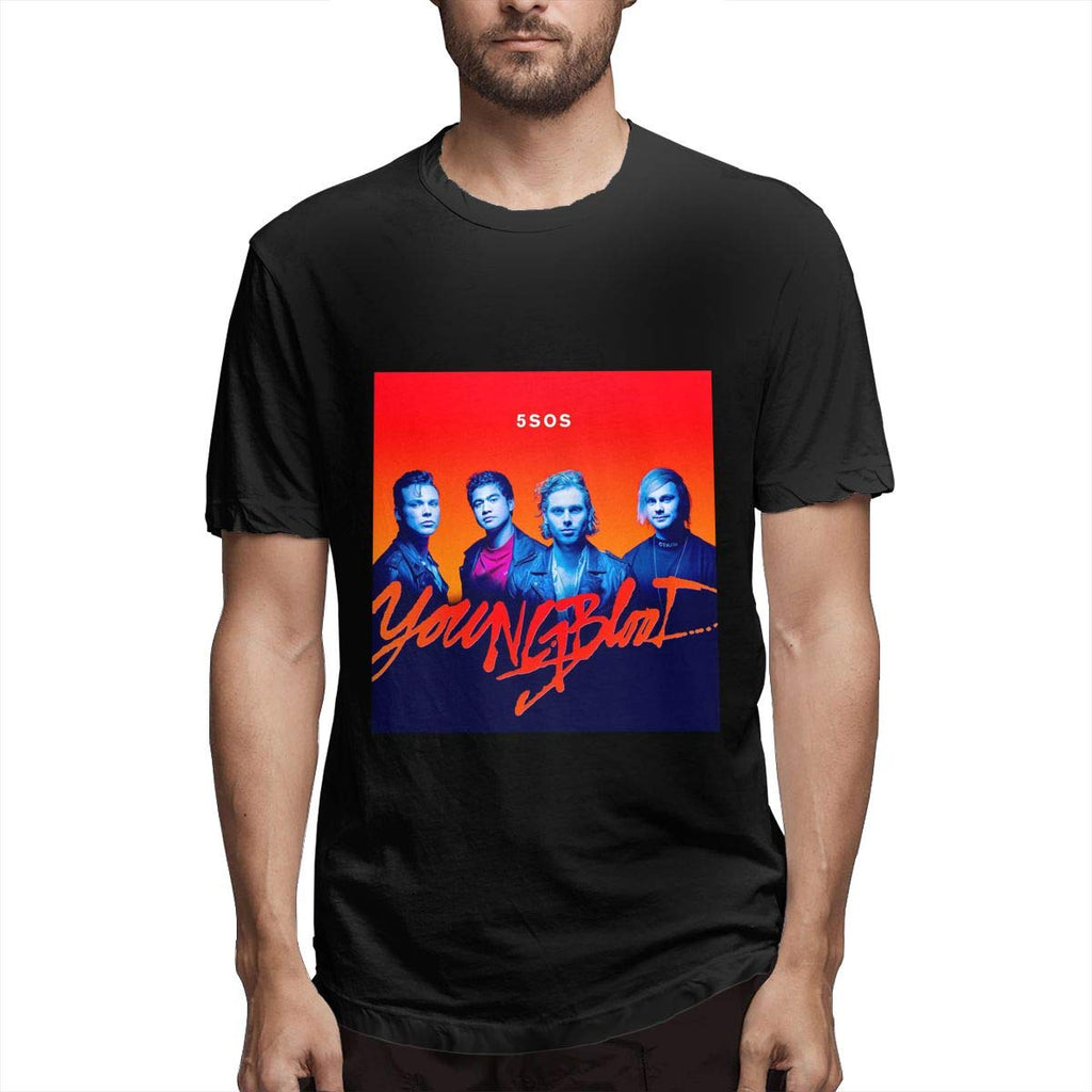 Joker Heritage Short Sleeve 5SOS Youngbloodfor Men black T-Shirt
