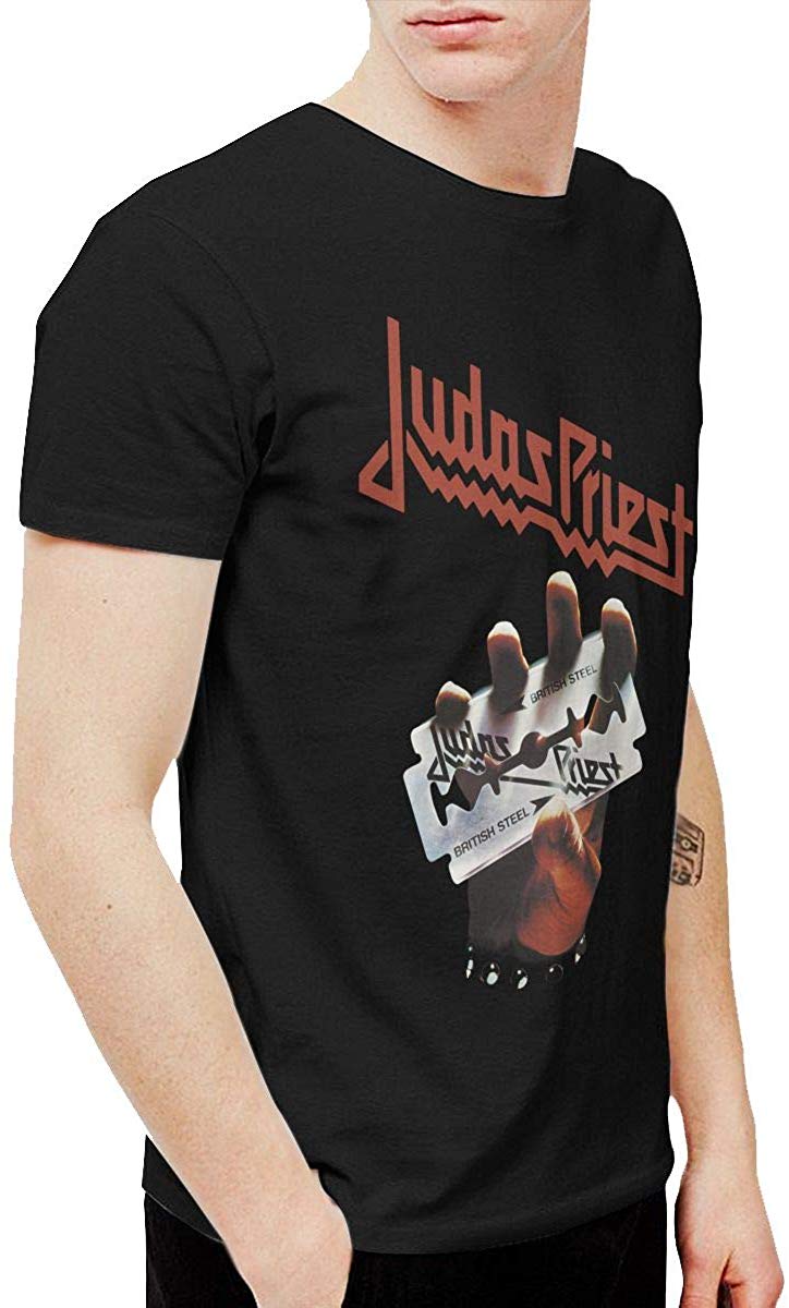 Judas Priest British Sl Men's Short Sleeve Black T-Shirt