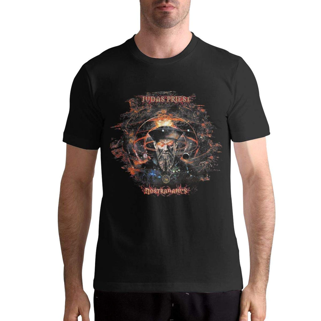 Judas Priest Nostradamus Mans Comfortable Short Sleeve Natural T-Shirt