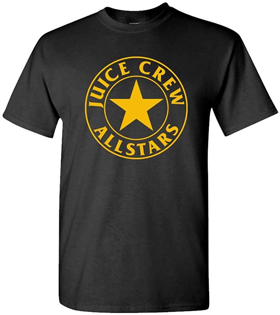 Juice Crew All Stars Hip hop Rap r&b 80's Mens Cotton Black T-Shirt
