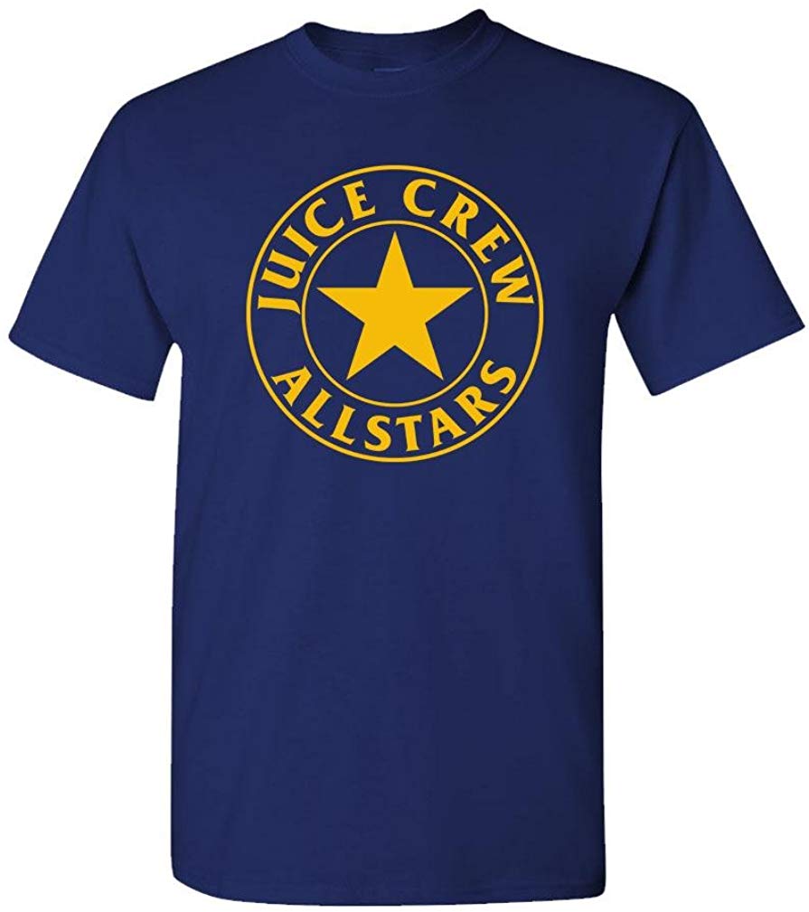 Juice Crew All Stars Hip hop Rap r&b 80's Mens Cotton Navy T-Shirt