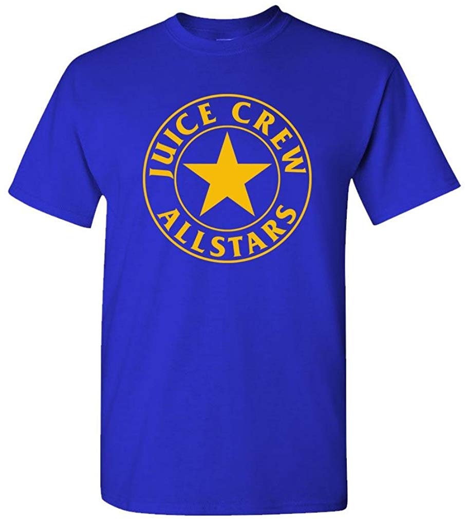 Juice Crew All Stars Hip hop Rap r&b 80's Mens Cotton Royal T-Shirt