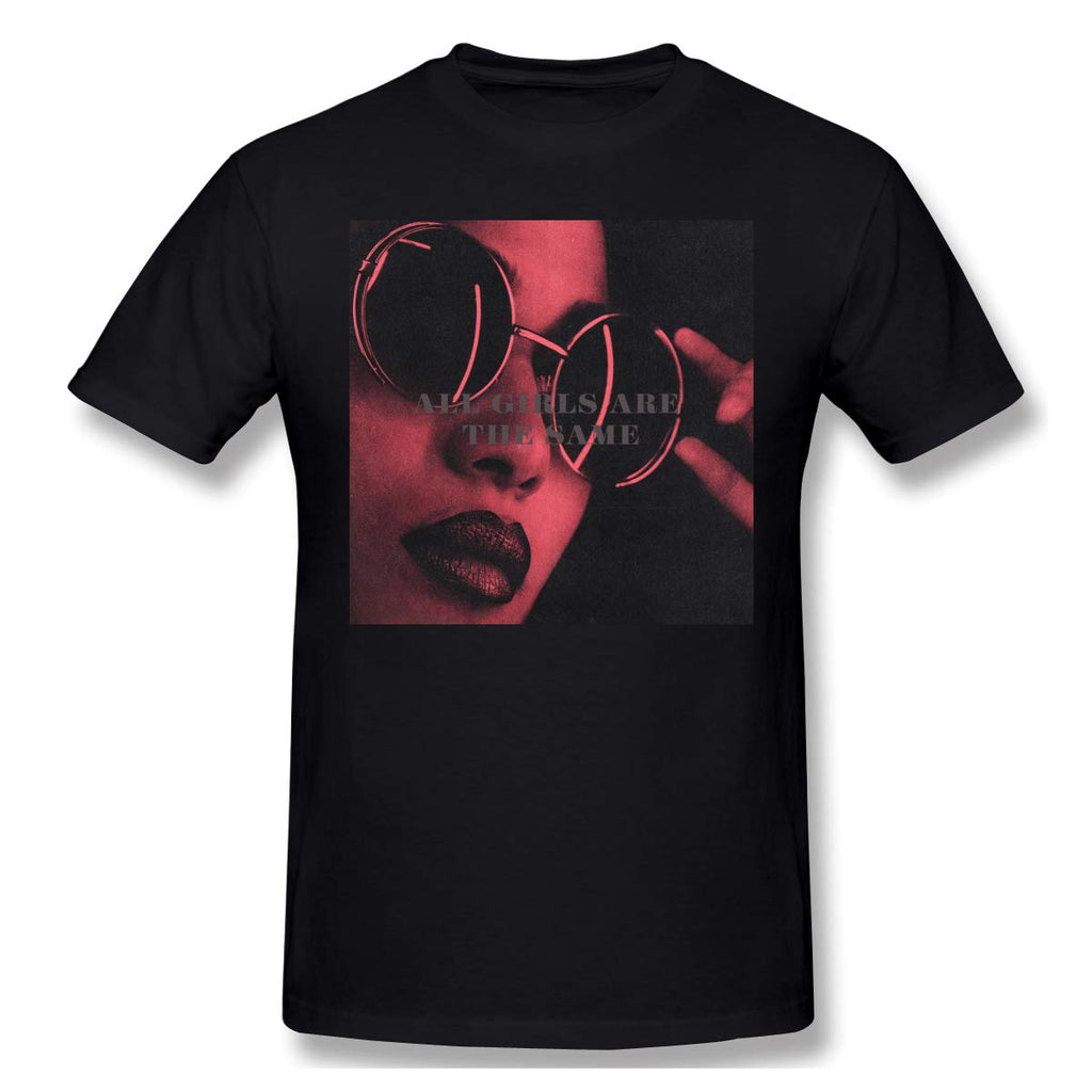 Juice Wrld All Girls are The Same Song Mens New Short Sleeve Basic Cotton Black T-Shirt