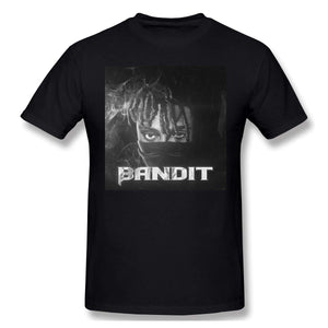 Juice Wrld Bandit Come Man New Short Sleeve Basic Cotton Black T-Shirt
